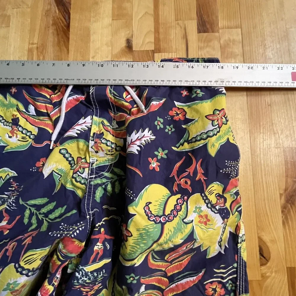 Vintage Polo Ralph Lauren Swim Shorts Trunks‎ Aloha Surfer Mens XL EUC